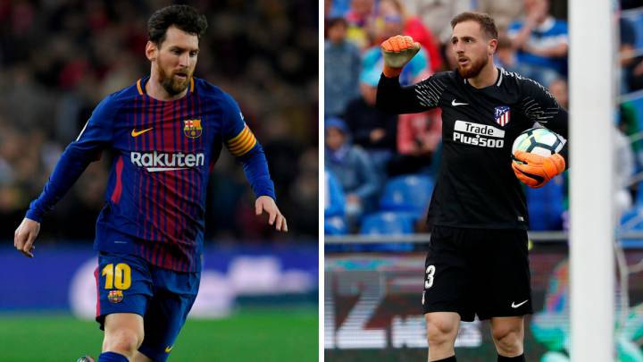 Messi y Oblak.