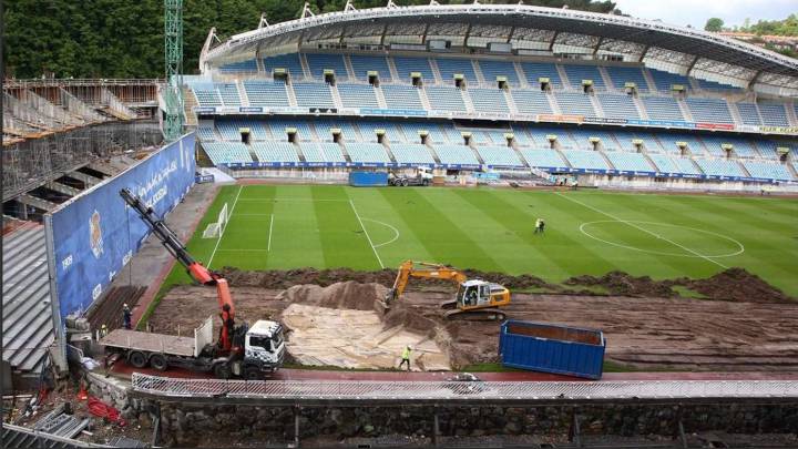 Anoeta en obras.