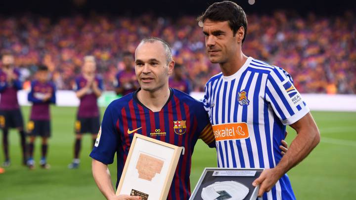 Prieto con Iniesta