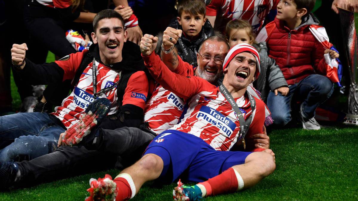 Resultado de imagen para griezmann con el padre