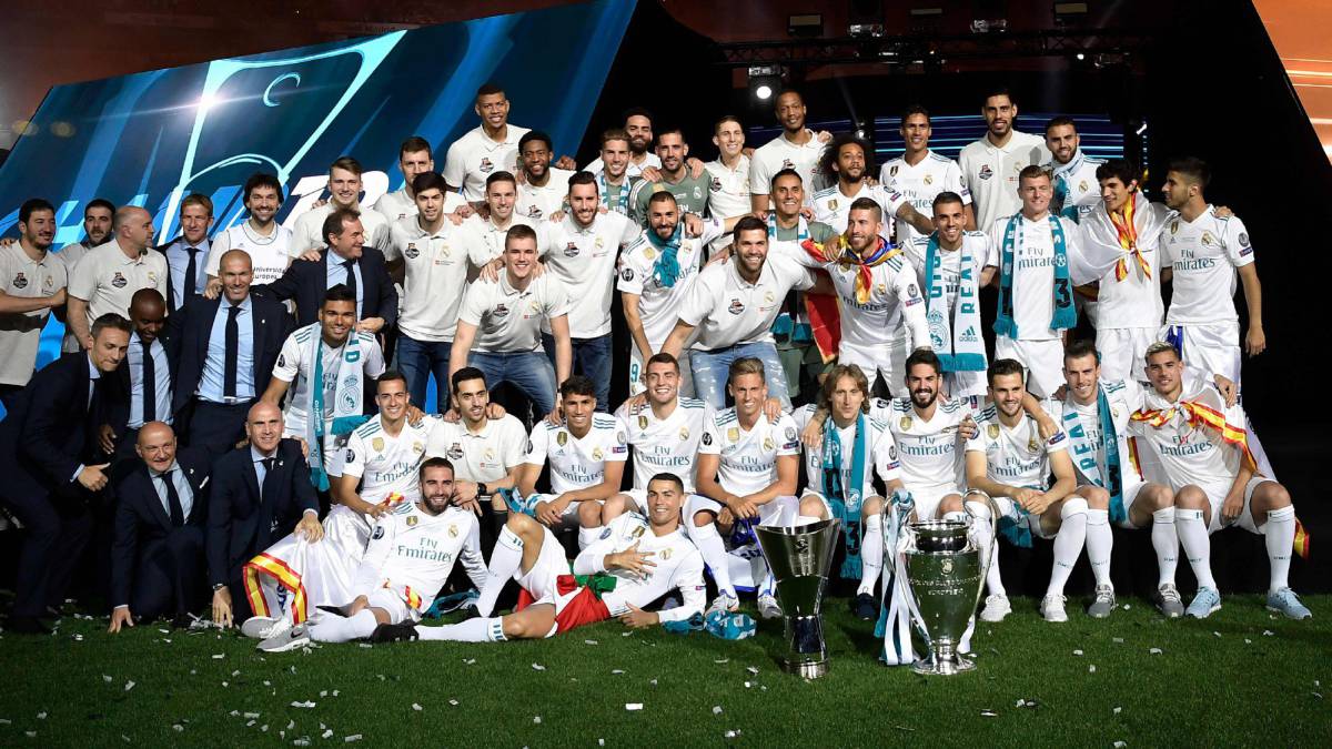 Celebración del Real Madrid en directo: fiesta en el Bernabéu