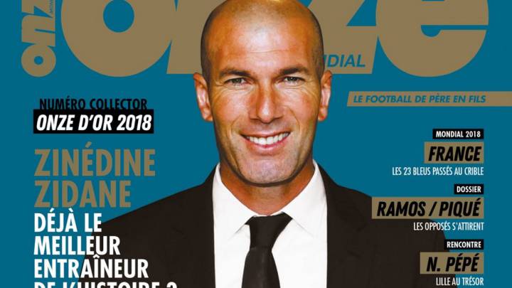 Portada del número de junio de la revista Onze Mondial.