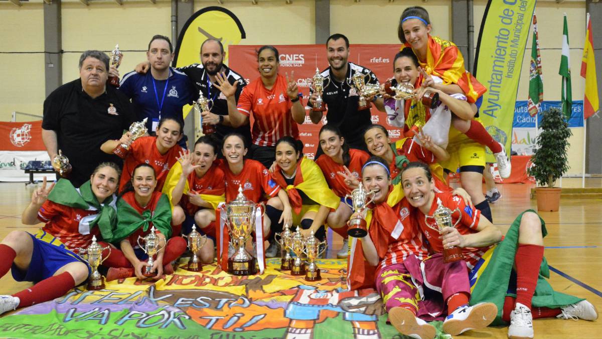 El Navalcarnero se proclama vencedor, por séptima vez consecutiva, de la XXIV Copa de España de fútbol sala femenino tras ganar por 4-2 al Burela.