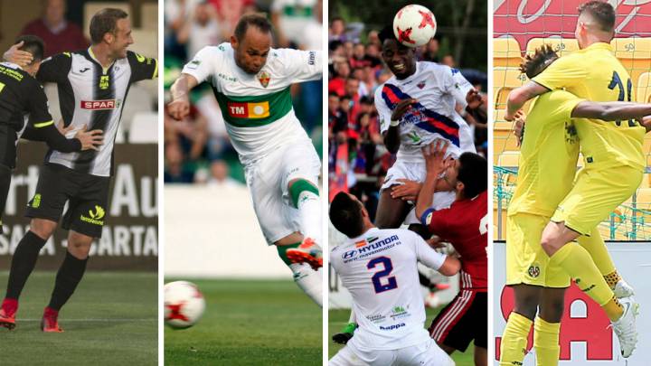 Finales en Segunda B: Elche-Villarreal B y Extremadura-Cartagena