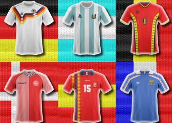 Las camisetas del Mundial: así han evolucionado con los años