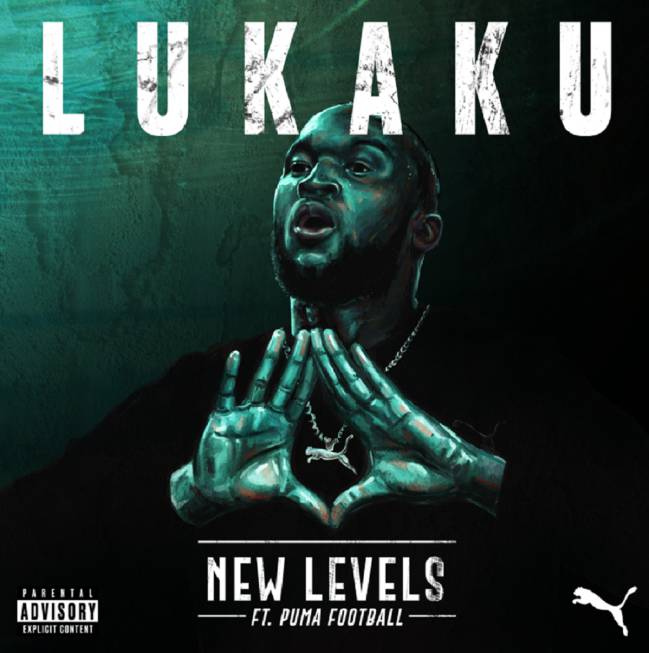 La marca deportiva Puma anuncia el fichaje de Romelu Lukaku simulando la portada de un álbum musical.