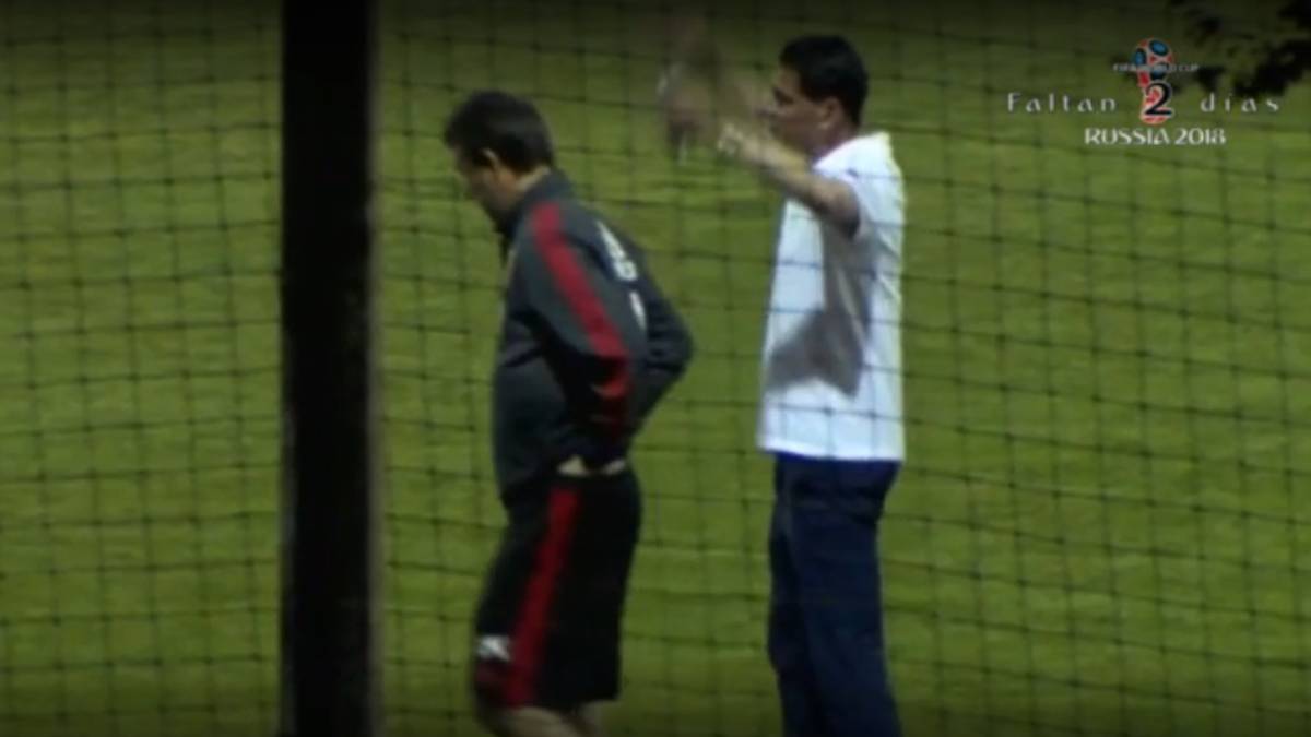 Lopetegui con Hierro