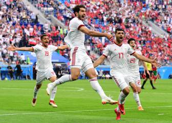 Irán vence a Marruecos con un autogol en tiempo de adición
