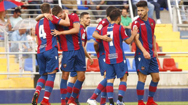 Jugadores del Atlético Levante.