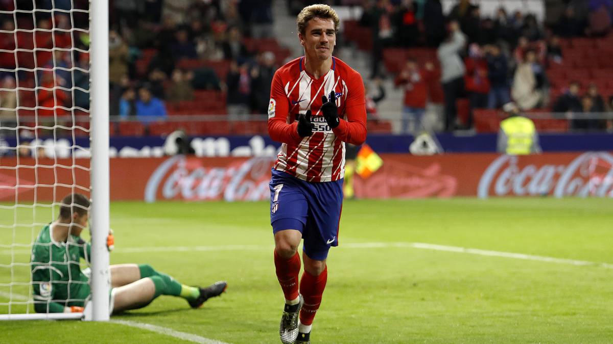Griezmann celebra un gol