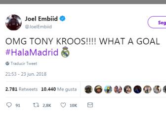 Las redes arden con el gol de Kroos: NBA, Guti, Ferdinand...