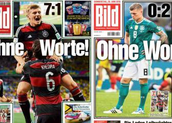 'Bild' copia la portada del 1-7 a Brasil para explicar el desastre