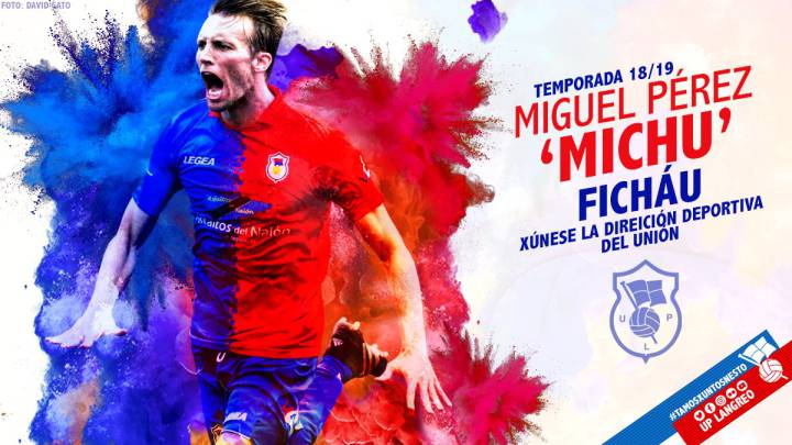 Michu, new sporting director of UP Langreo