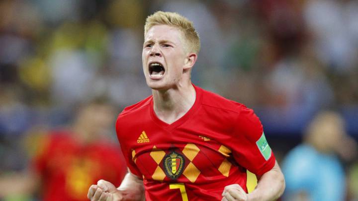 De Bruyne, elegido el mejor jugador del Brasil-Bélgica