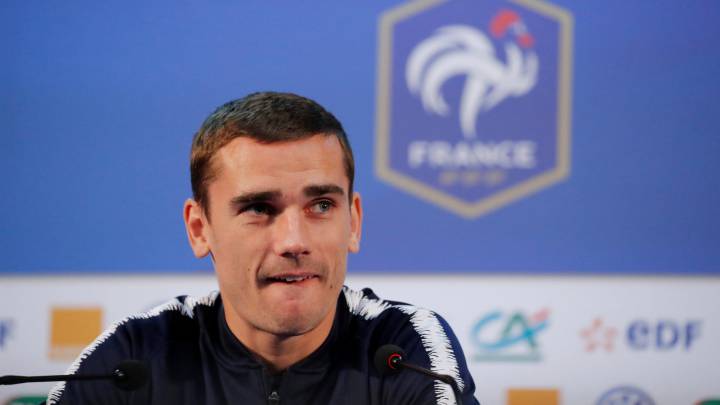 El delantero del Atlético de Madrid y de Francia, Antoine Griezmann.