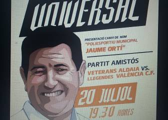 Jaume Ortí: partido homenaje y dará nombre al campo de Aldaia