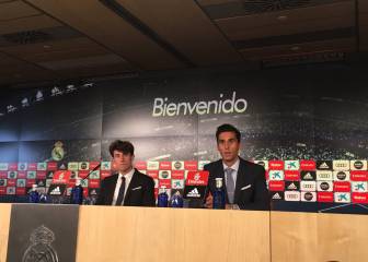 Arbeloa stands in for Butragueño during Odriozola presentation