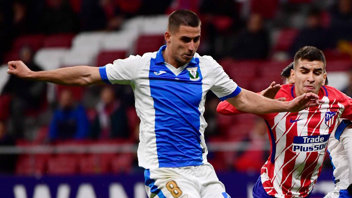 Gabriel Pires con el Leganés.