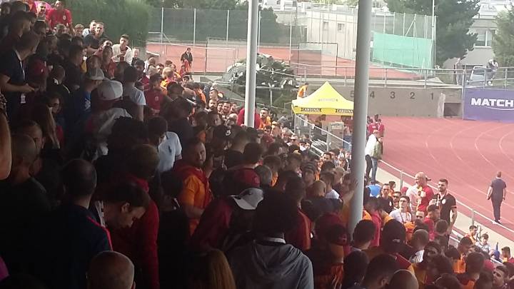Galatasary and Valencia fans brawl in pre-season friendly