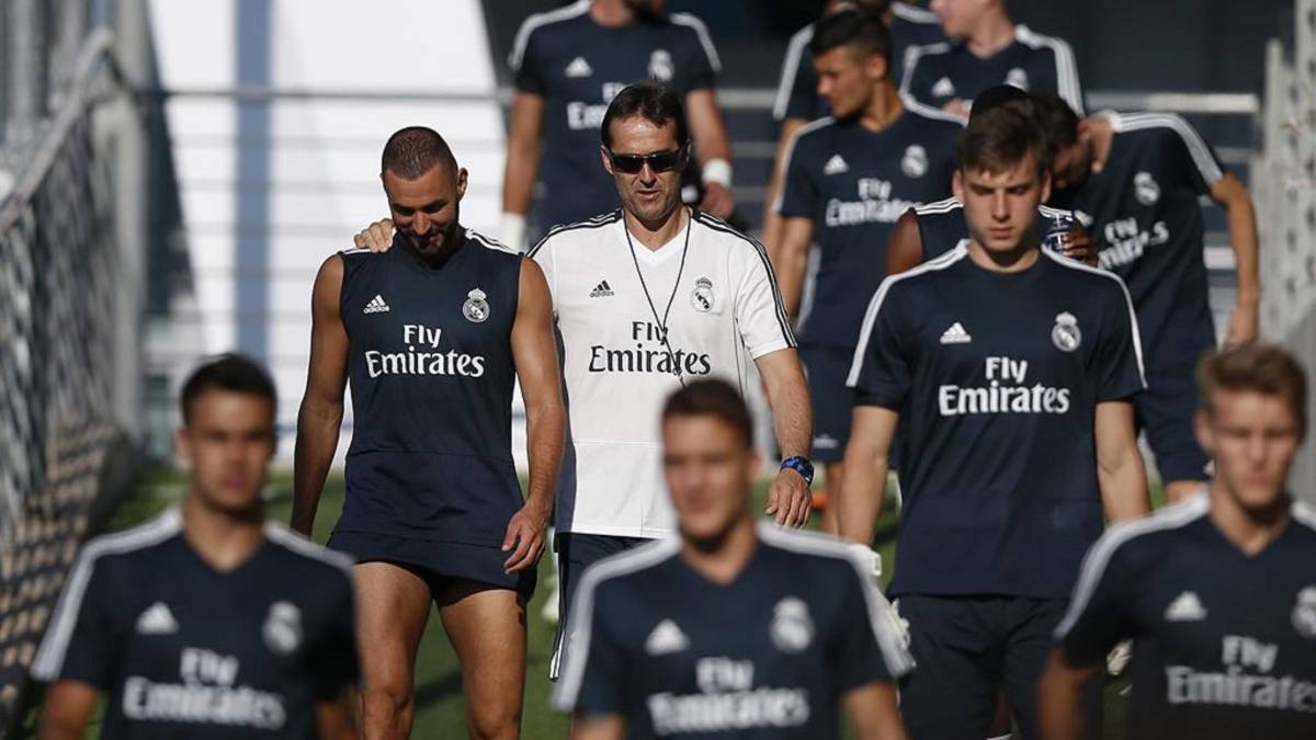 Lopetegui mima a Benzema