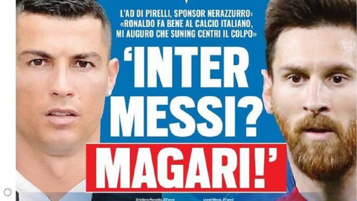 Portada del diario Tuttosport del día 24 de julio de 2018.
