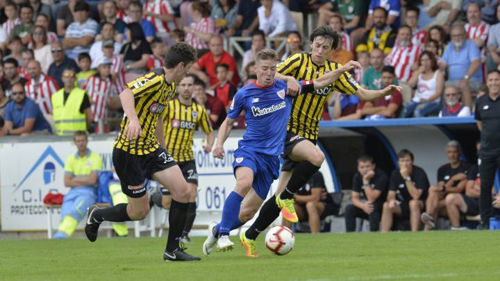 Muniain en un amistoso