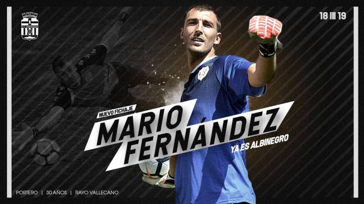 Mario Fernández, nuevo fichaje del Cartagena