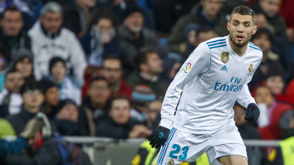Kovacic en un partido con la camiseta del Real Madrid