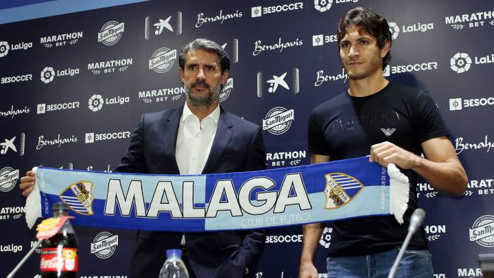 Blanco Leschuk, presentado: “En el Málaga jugaron Saviola y Demichelis”