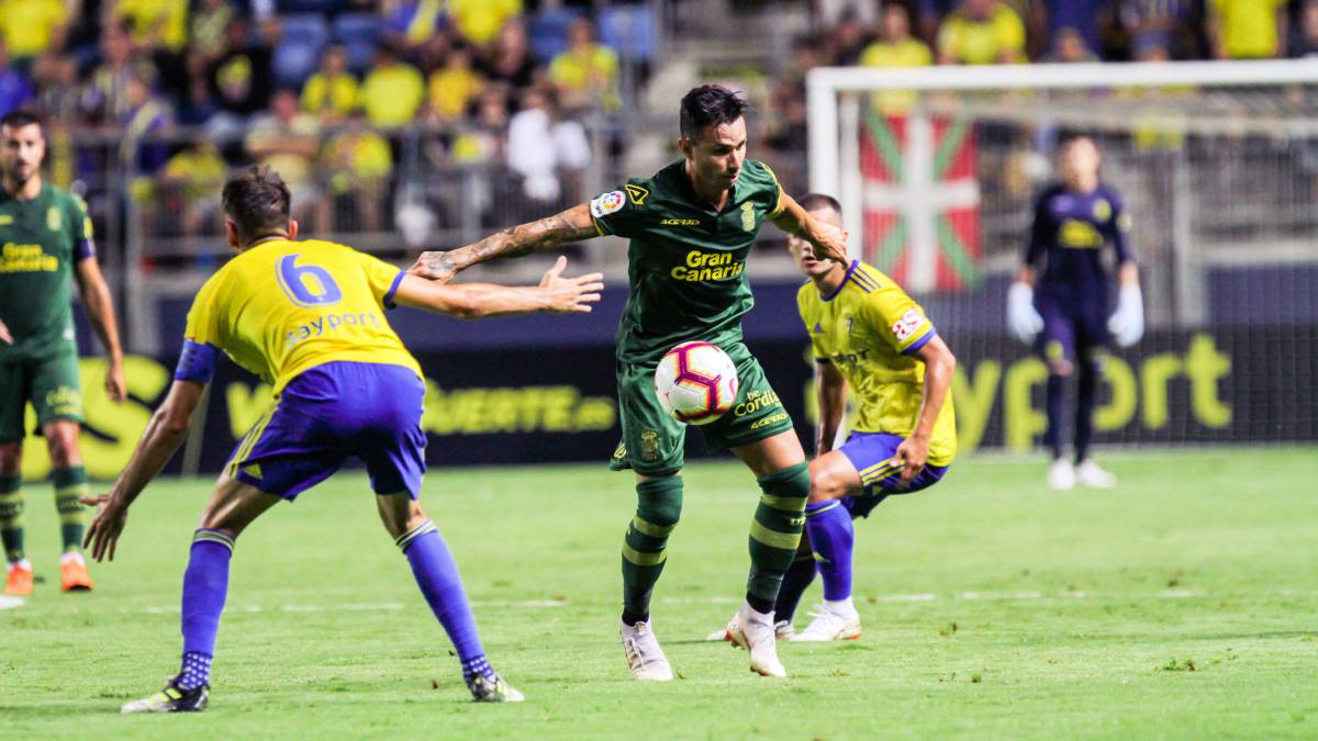 Rubén Castro en el Cádiz-Las Palmas