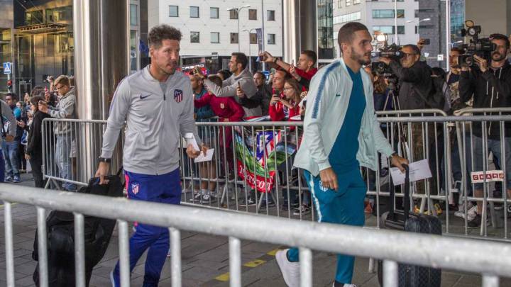 El Atlético de Madrid llega a Tallín.