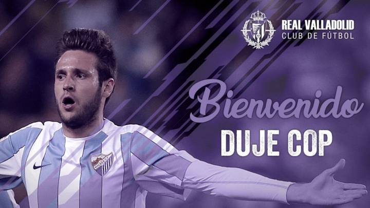 Duje Cop ya es, oficialmente, delantero del Real Valladolid