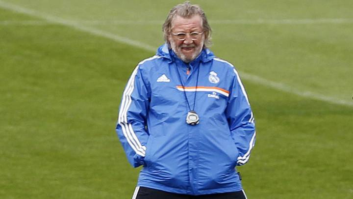 El preparador físico Giovanni Mauri, en un entrenamiento durante su etapa en el Real Madrid.