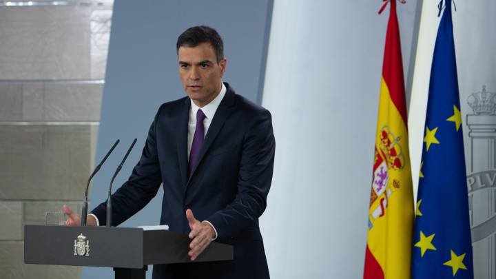 El presidente del Gobierno, Pedro Sánchez