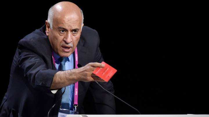 Jibril Rajoub, durante una comparecencia en Zúrich.