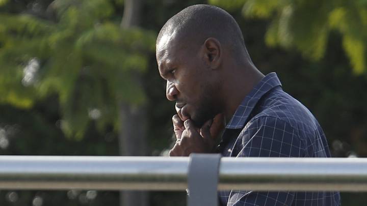 Eric Abidal, secretario técnico del Barcelona.