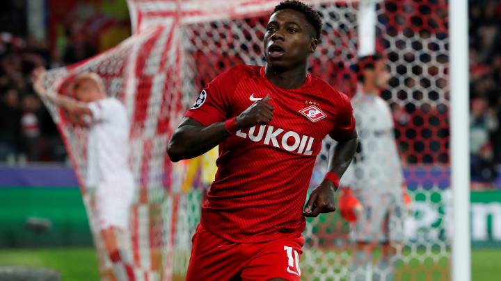 Promes, delantero del Spartak de Moscú