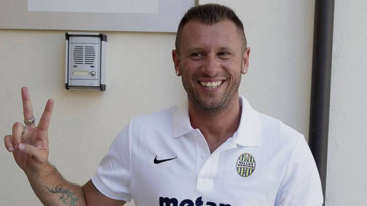 El jugador italiano, Antonio Cassano, objetivo del Ibiza.
