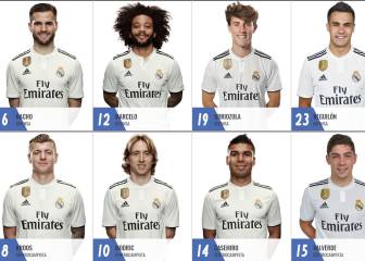 Real Madrid confirm squad numbers for 2018/19 season