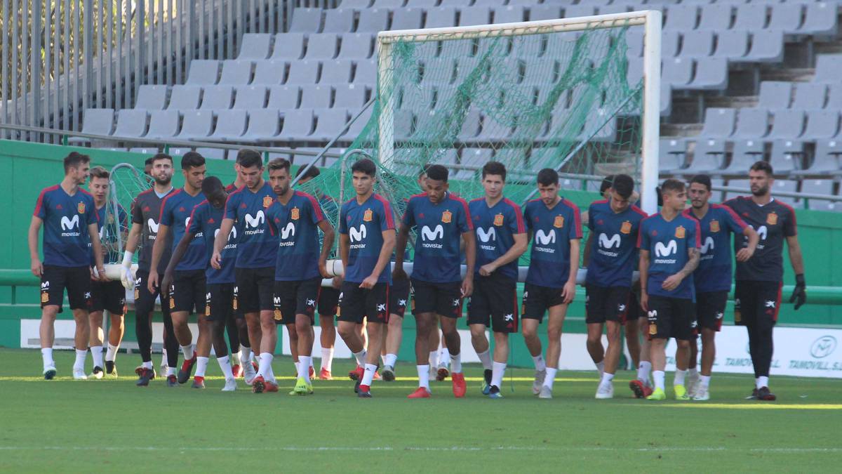 Los jugadores se ejercitaron en el Arcángel.