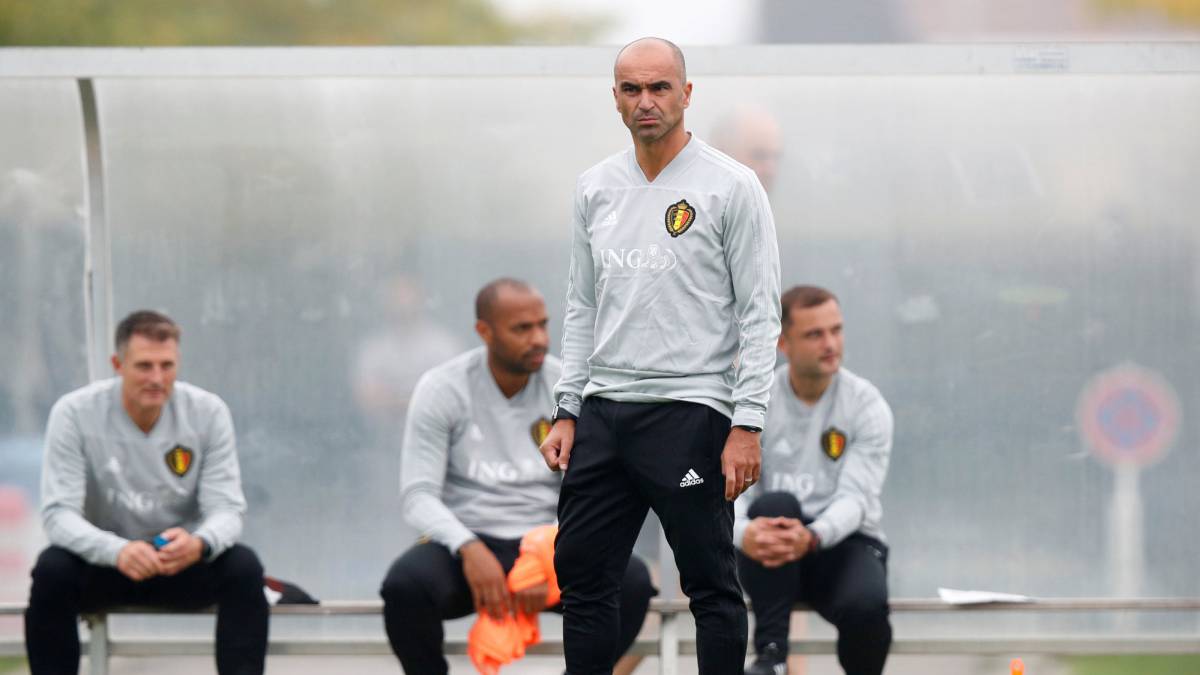 Roberto Martínez, seleccionador de Bélgica.