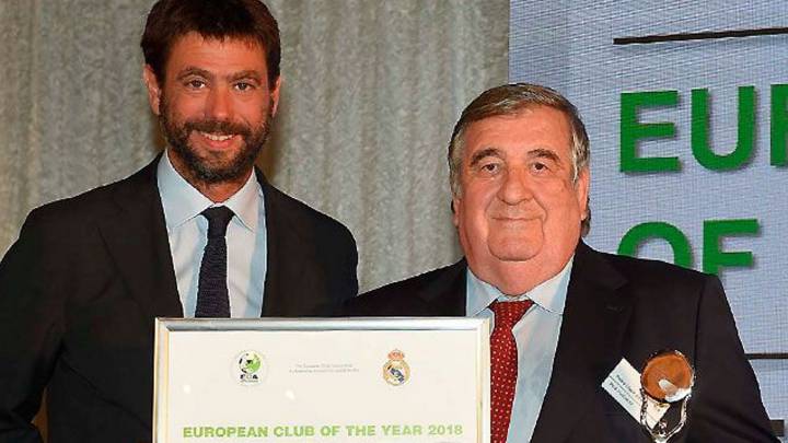 ECA names Real Madrid as European Club of the Year 2018