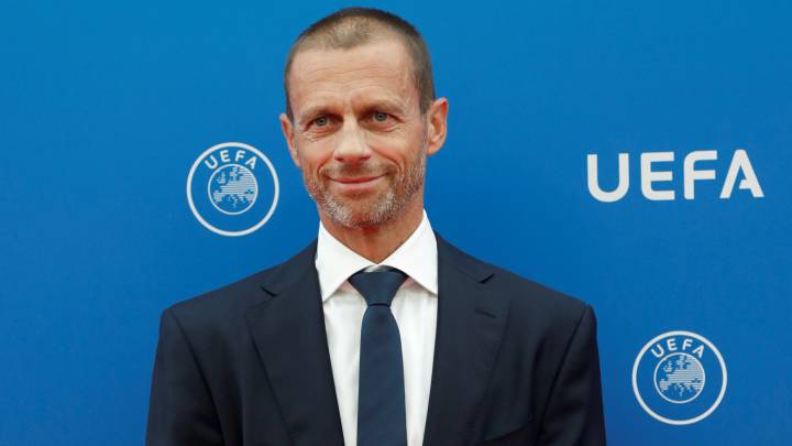 El presidente de la UEFA Aleksander Ceferin.