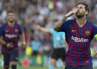 Messi marca el objetivo