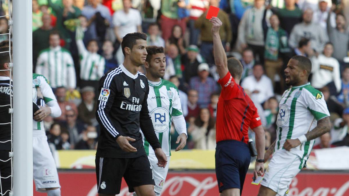 Así fueron las 11 expulsiones de Cristiano a lo largo de su carrera