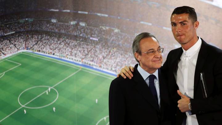 Florentino Pérez y Cristiano.