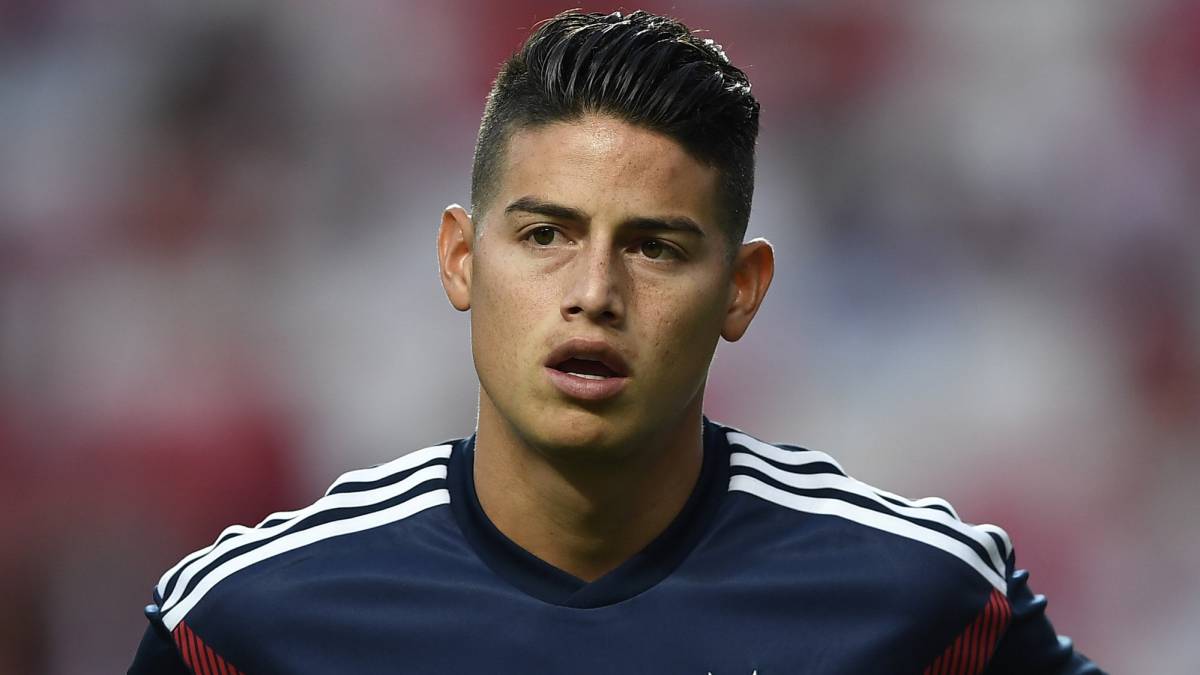 El centrocampista colombiano del Bayern Munich, James Rodríguez.