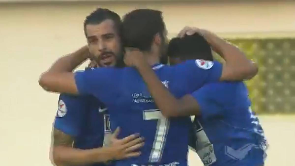 Negredo marca su primer gol y no evita la derrota del Al Nasr