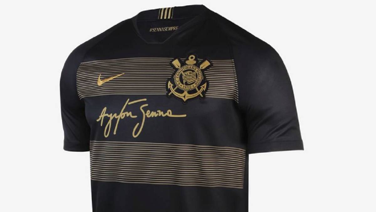 El Corinthians presenta nueva equipación en homenaje a Senna