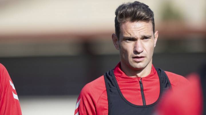 David Rodríguez con Osasuna.
